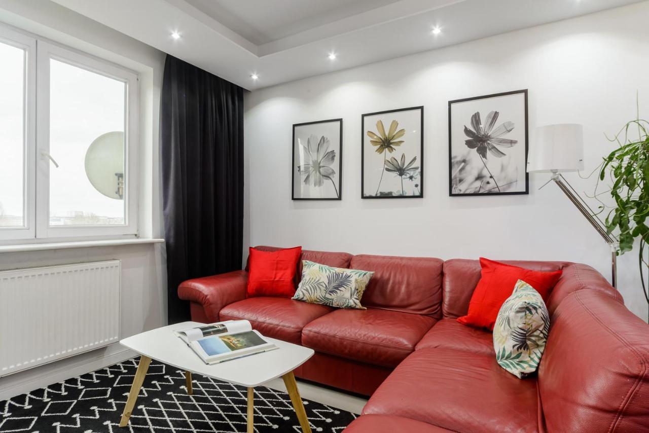 Family Apartment With A Terrace On Aleje Jerozolimskie Warschau Exterior foto